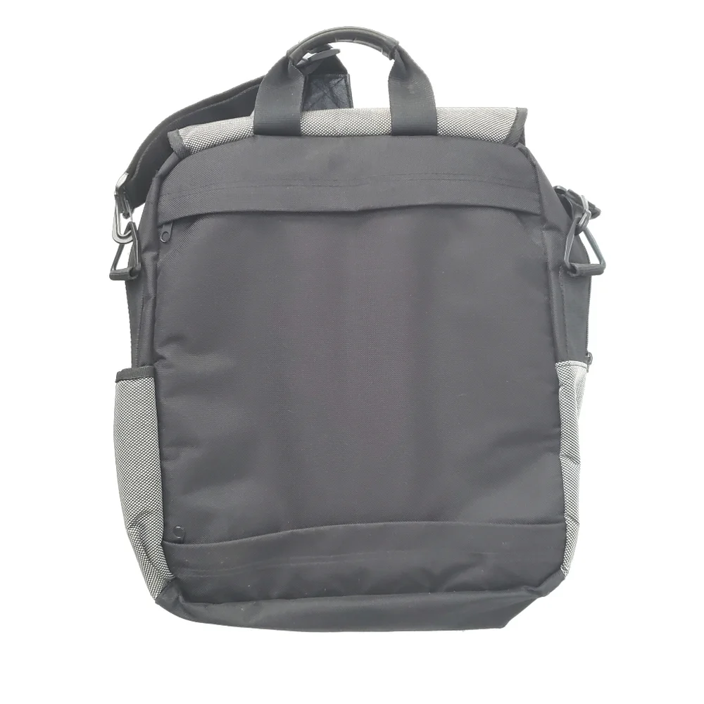 ATI Graphics Leeds Laptop Bag Convertible Backpack Messenger Organizer Black